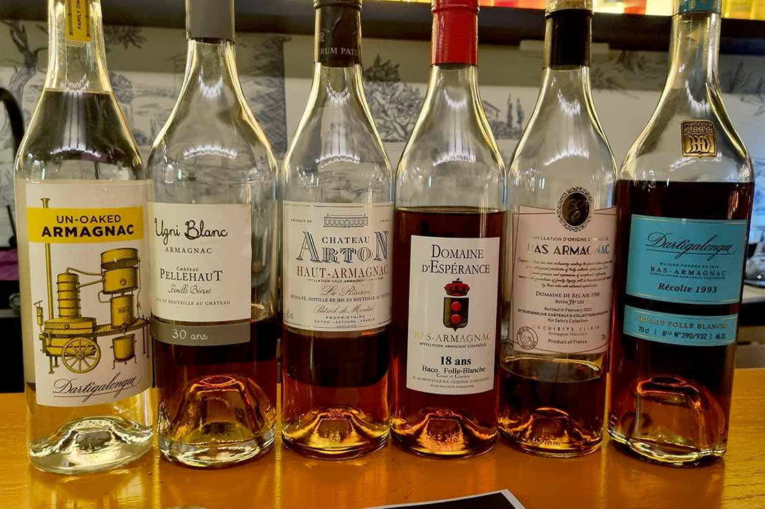 SyZyGy Armagnac tasting flight