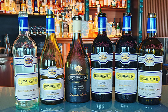 Rombauer wine selections in Singapore