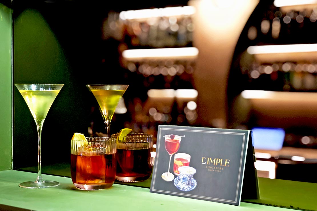 Dimple, a Hong King inspired cocktail bar in Singapore Bugis District